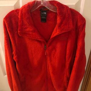 The North Face Red Fuzzy Jacket